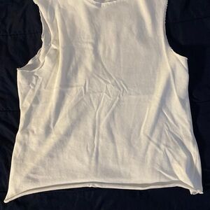 Zara Men's White Tank Top